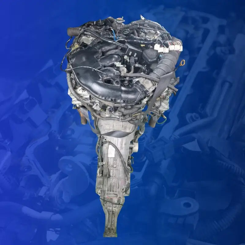Toyota 4GR‑FE 2.5L V6 Engine with Automatic Gearbox, ECU, and Wiring
