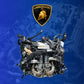 Lamborghini 4.0L V8 DHU Twin-Turbocharged Engine